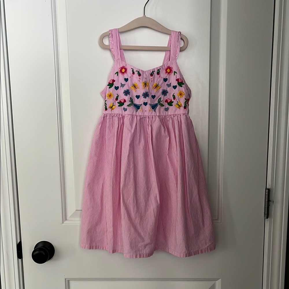 BEEBAY Pink Floral Embroidered Dress